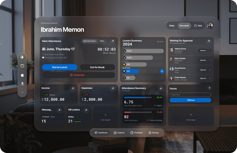 Apple Vision Pro – HR Software Design